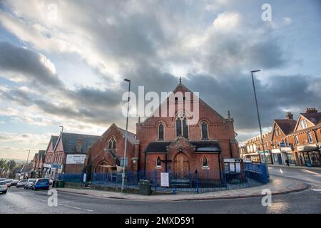 Heathfield, 18 janvier 2023 : High Street Banque D'Images