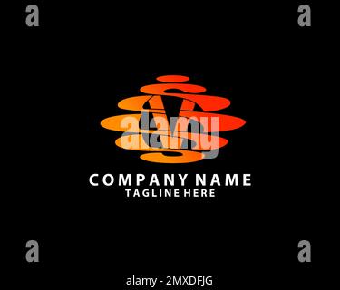 Lettre V Moon logo Design Vector icône Illustration graphique Illustration de Vecteur