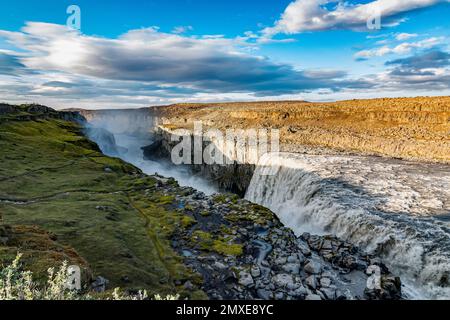 Der Wasserfall Detifoss im Nordosten Islands, Europa Banque D'Images