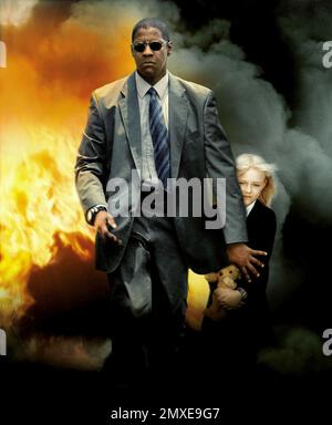 Homme sur le feu Denzel Washington et Dakota Fanning Banque D'Images