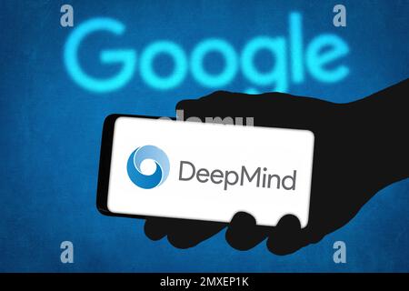Filiale DeepMind technologies de Google Alphabet Banque D'Images