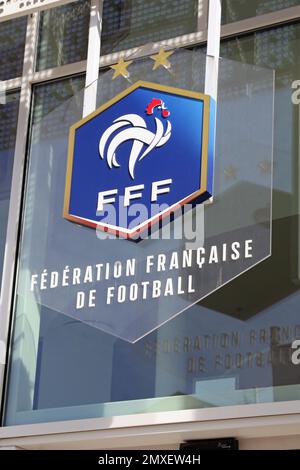 Siège de la Fédération française de football (Fédération française de football), boulevard de Grenelle, Paris, France Banque D'Images