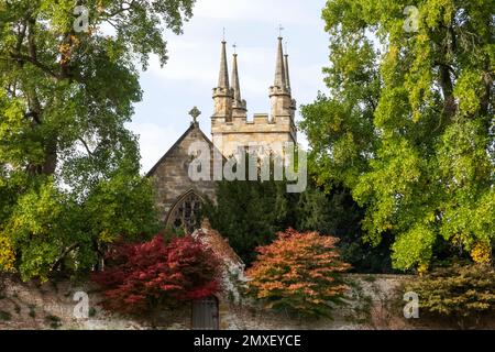 Angleterre, Kent, Penshurst, Église de Penshurst, Saint-Jean-Baptiste *** Légende locale *** Royaume-Uni,Grande-Bretagne,Grande-Bretagne,Angleterre,Anglais,Britannique Banque D'Images