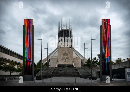 Cathédrale Métropolitaine de Liverpool Banque D'Images