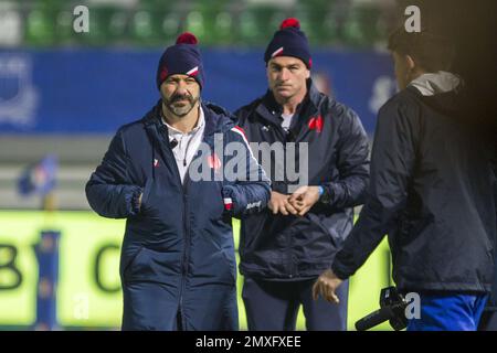 Trévise, Italie. 03rd févr. 2023. Macalou en 2023 U20 - Italie contre France, Rugby six Nations match à Trévise, Italie, 03 février 2023 crédit: Agence de photo indépendante/Alamy Live News Banque D'Images