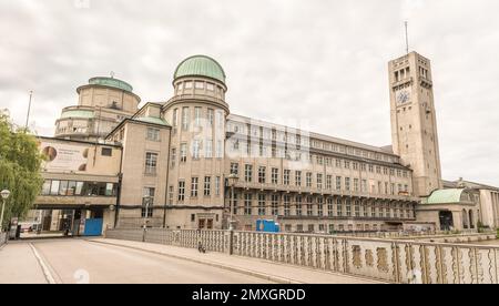 Le Musée allemand (Deutsches Museum), à Munich (Allemagne), le plus grand musée de la science et de la technologie Banque D'Images
