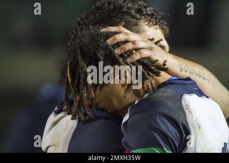 Trévise, Italie. 03rd févr. 2023. italie décevoir en 2023 U20 - Italie vs France, Rugby six Nations match à Trévise, Italie, 03 février 2023 crédit: Agence de photo indépendante/Alamy Live News Banque D'Images