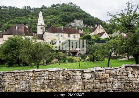 Abbaye Saint-Pierre, Baume-les-Messieurs, Département du Jura, Bourgogne-Franche-Comté, Jura, France, Europe Banque D'Images