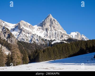 Admonter Kaibling dans le Parc National de Gesäuse, Styrie, Autriche, Europe Banque D'Images