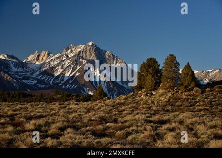 Hot Creek Geothermal site Views, Eastern Sierras, Californie Banque D'Images