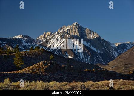 Hot Creek Geothermal site Views, Eastern Sierras, Californie Banque D'Images