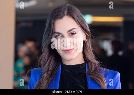 3 février 2023, Rome, Italie: L'actrice italienne Valeria Angione assiste à la photo du film 'Tramite Amicizia' à l'Hôtel NH Collection Roma Giustiniano à Rome (Credit image: © Matteo Nardone/Pacific Press via ZUMA Press Wire) USAGE ÉDITORIAL SEULEMENT! Non destiné À un usage commercial ! Banque D'Images