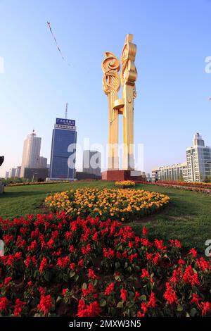 Place du peuple Shenyang Banque D'Images