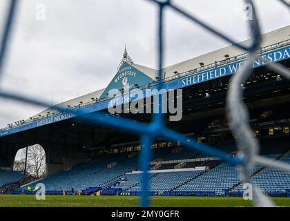 Sheffield, Royaume-Uni. 04th févr. 2023. Vue générale de Hillsborough pendant le match Sky Bet League 1 Sheffield mercredi contre Plymouth Argyle à Hillsborough, Sheffield, Royaume-Uni, 4th février 2023 (photo de Stanley Kasala/News Images) à Sheffield, Royaume-Uni le 2/4/2023. (Photo de Stanley Kasala/News Images/Sipa USA) crédit: SIPA USA/Alay Live News Banque D'Images