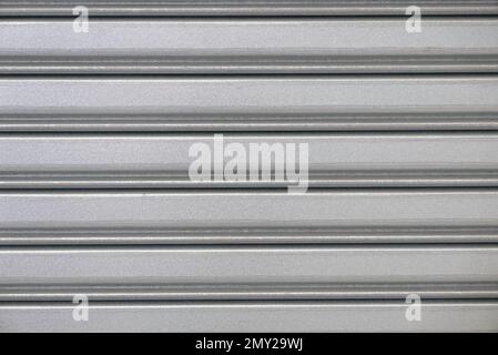 Gros plan sur l'arrière-plan du volet roulant. Banque D'Images