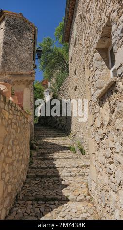 Village de montagne de Brantes, vaucluse, Provence, France Banque D'Images