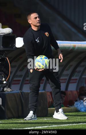 Fabio Cannavaro entraîneur af Benevento Calcio pendant le match série B entre Benevento Calcio et Venezia FC au Stadio Ciro Vigorito Banque D'Images