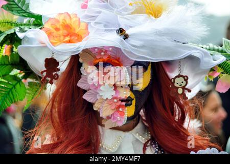 4 février 2023. Premier jour du carnaval de Venise. Banque D'Images