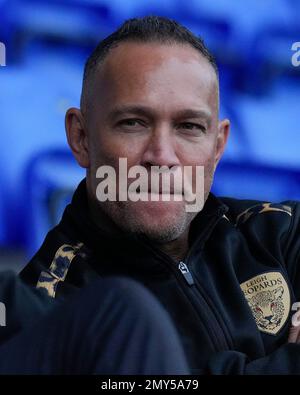 Warrington, Royaume-Uni. 04th févr. 2023. Adrian Lam Coach de Leigh Leopards avant la Ligue de rugby Ben Currie Témoignages Warrington Wolves vs Leigh Leopards au Halliwell Jones Stadium, Warrington, Royaume-Uni, 4th février 2023 (photo de Steve Flynn/News Images) à Warrington, Royaume-Uni le 2/4/2023. (Photo de Steve Flynn/News Images/Sipa USA) crédit: SIPA USA/Alay Live News Banque D'Images