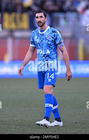 Côme, Italie. 4th févr. 2023. Alessasndro Bellemi Calcio Como lors du match de football italien série B entre Calcio Como et Frosinone Calcio le 4 février 2023 au stadio Giuseppe Senigallia à Côme, Italie. Photo Tiziano Ballabio crédit: Tiziano Ballabio/Alamy Live News Banque D'Images