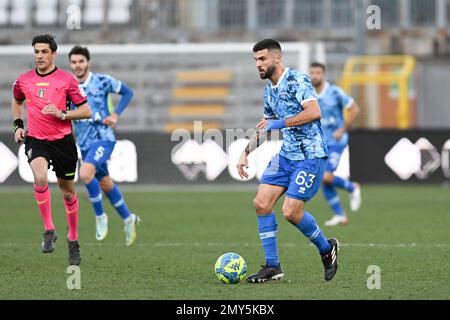 Côme, Italie. 4th févr. 2023. Patrick Cutrone Calcio Como lors du match de football italien série B entre Calcio Como et Frosinone Calcio le 4 février 2023 au stadio Giuseppe Senigallia à Côme, Italie. Photo Tiziano Ballabio crédit: Tiziano Ballabio/Alamy Live News Banque D'Images