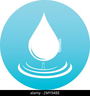 motif d'illustration vectoriel d'icône de goutte d'eau Illustration de Vecteur