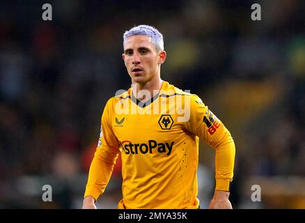 Daniel Podence de Wolverhampton Wanderers pendant le match de la Premier League au stade Molineux, Wolverhampton. Date de la photo: Samedi 4 février 2023. Banque D'Images