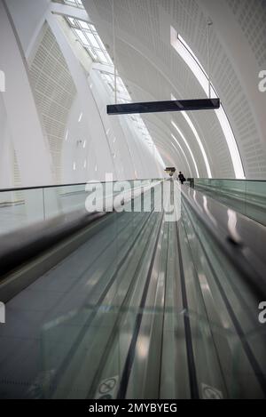 Architecture moderne à l'aéroport de Copenhague, Kastrup, Danemark Banque D'Images