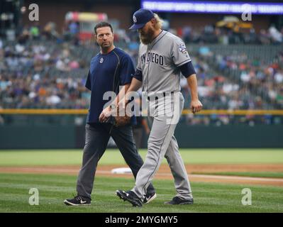 Colorado Rockies' Charlie Blackmon in the first inning of a baseball game  Monday, Aug. 14, 2023, in Denver. (AP Photo/David Zalubowski Stock Photo -  Alamy