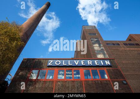 Mine de charbon Zollverein, site classé au patrimoine mondial de l'UNESCO, Essen, région de la Ruhr, Rhénanie-du-Nord-Westphalie, Allemagne, Europe Banque D'Images