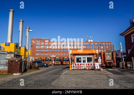 BSR dépôt, Forckenbeckstraße, Wilmersdorf, Berlin, Allemagne, Europe Banque D'Images