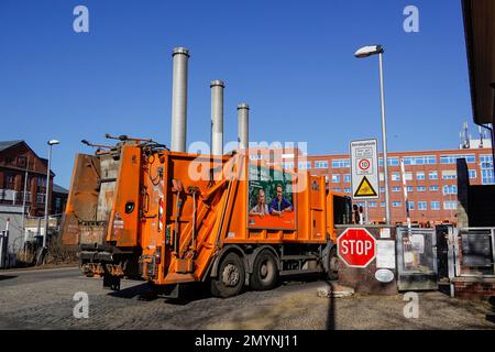 BSR dépôt, Forckenbeckstraße, Wilmersdorf, Berlin, Allemagne, Europe Banque D'Images