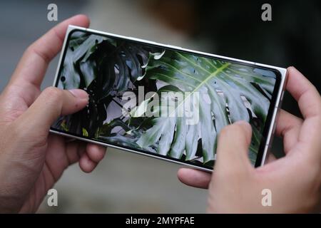 HCMC, Vietnam - mars 2023. Leica téléphone 2 pour une utilisation éditoriale Banque D'Images