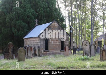 Cimetière catholique de St Patrick, Parramatta Nord. Banque D'Images