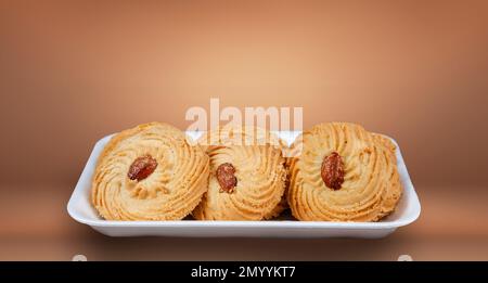 Biscuits persans traditionnels aux amandes Banque D'Images