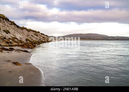 Plage de Dooey par Lettermaceward dans le comté de Donegal - Irlande. Banque D'Images