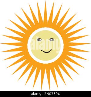 modèle d'icône de vecteur de logo sun illustration Illustration de Vecteur