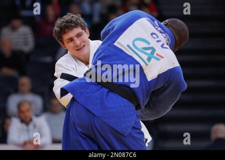 Falk Petersilka (GER) lors du Grand Chelem 2023 (IJF) de l'International Judo Paris sur 5 février 2023 à l'Arena Accor à Paris, France - photo Stephane Allaman / DPPI Banque D'Images