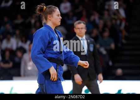 Friederike Stolze (GER) a perdu contre Barbara Matic (CRO) lors du Grand Chelem 2023 (IJF) international de judo Paris sur 5 février 2023 à l'arène Accor à Paris, France - photo Stephane Allaman / DPPI Banque D'Images