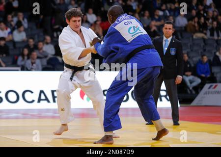 Falk Petersilka (GER) lors du Grand Chelem 2023 (IJF) de l'International Judo Paris sur 5 février 2023 à l'Arena Accor à Paris, France - photo Stephane Allaman / DPPI Banque D'Images