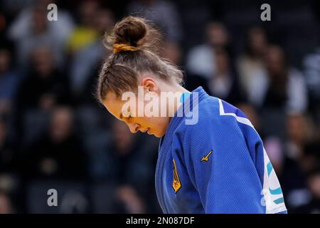 Friederike Stolze (GER) a perdu contre Barbara Matic (CRO) lors du Grand Chelem 2023 (IJF) international de judo Paris sur 5 février 2023 à l'arène Accor à Paris, France - photo Stephane Allaman / DPPI Banque D'Images