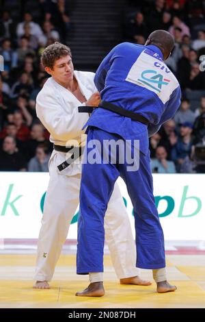 Falk Petersilka (GER) lors du Grand Chelem 2023 (IJF) de l'International Judo Paris sur 5 février 2023 à l'Arena Accor à Paris, France - photo Stephane Allaman / DPPI Banque D'Images