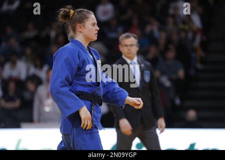 Friederike Stolze (GER) perdu contre Barbara Matic (CRO) lors du Grand Chelem 2023 (IJF) de l'International Judo Paris sur 5 février 2023 à l'Arena Accor à Paris, France - photo : Stephane Allaman/DPPI/LiveMedia Banque D'Images