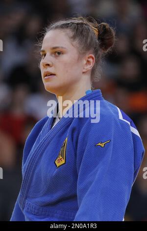 Friederike Stolze (GER) perdu contre Barbara Matic (CRO) lors du Grand Chelem 2023 (IJF) de l'International Judo Paris sur 5 février 2023 à l'Arena Accor à Paris, France - photo : Stephane Allaman/DPPI/LiveMedia Banque D'Images