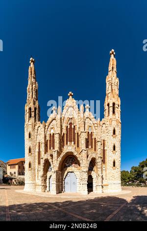 Novelda, Espagne - 1 février 2023 : vue sur le monastère de Santa Maria Magdalena, église du monastère de Novelda Banque D'Images