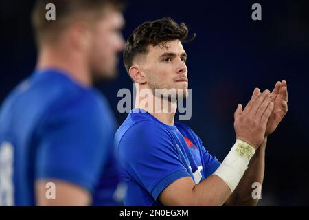 Rome, Italie. 05th févr. 2023. Ethan Dumortier de France pendant le match de rugby des six Nations entre l'Italie et la France au Stadio Olimpico à Rome sur 5 février 2023. Photo Antonietta Baldassarre/Insidefoto crédit: Insidefoto di andrea staccioli/Alamy Live News Banque D'Images