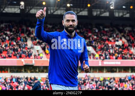 Nottingham, Royaume-Uni. 5th février 2023Felipe de la forêt de Nottingham pendant le match de Premier League entre la forêt de Nottingham et Leeds Unis au City Ground, Nottingham, le dimanche 5th février 2023. (Photo : Jon Hobley | MI News) Credit: MI News & Sport /Alay Live News Banque D'Images