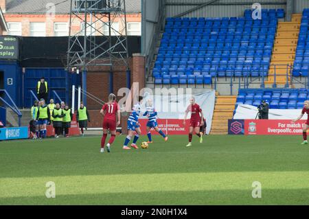 Birkenhead, Liverpool, Royaume-Uni. 05th févr. 2023. WSL Liverpool v Reading at Prenton Park Birkenhead, Liverpool (Terry Scott/SPP) Credit: SPP Sport Press photo. /Alamy Live News Credit: SPP Sport Press photo. /Alamy Live News Banque D'Images