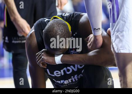 Madrid, Espagne. 05th janvier 2023. 5th janvier 2023 ; Centre Wizink ; Madrid ; Espagne ; Liga Endesa ACB ; Real Madrid vs Lenovo Tenerife; Moussa Diagne (Tenerife) 900/Cordone Press Credit: CORDONE PRESS/Alay Live News Banque D'Images