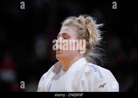 Kim Polling (NED) a remporté la médaille de bronze contre Barbara Matic (CRO) lors de l'International Judo Paris Grand Chelem 2023 (IJF) sur 5 février 2023 à l'arène Accor à Paris, France - photo Stephane Allaman / DPPI Banque D'Images